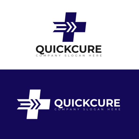 QuickCure Medical Logo Design | Fast Healthcare, Pharmacy & Emergency Care Vector cover image.