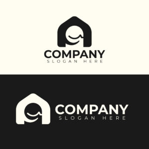 Senior Care & Home Monitoring Logo Design | Elderly Care, Home Health & Remote Monitoring Vector cover image.