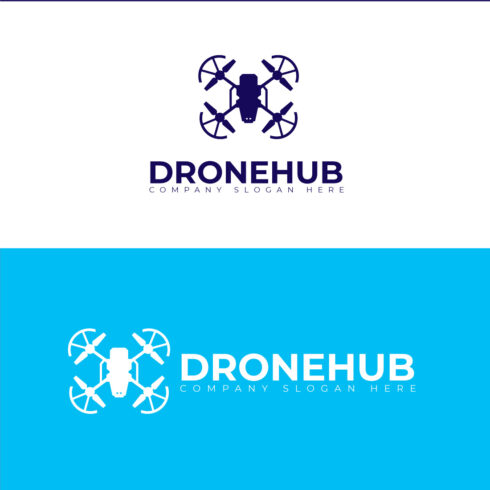 Drone Logo Template | Tech & Delivery Vector Logo cover image.