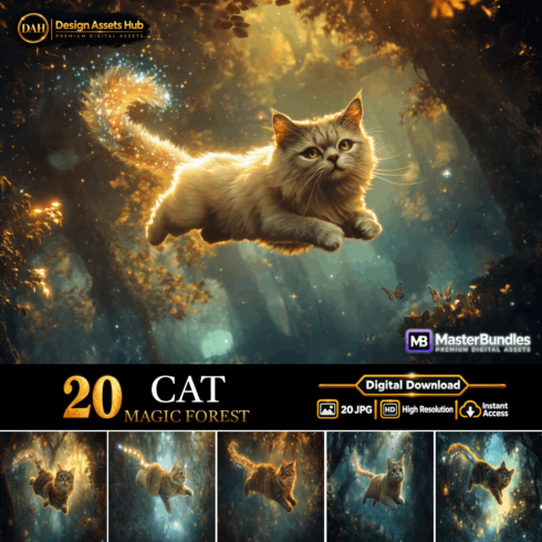 Enchanted Starry Tail Cat Forest Adventure Collection cover image.
