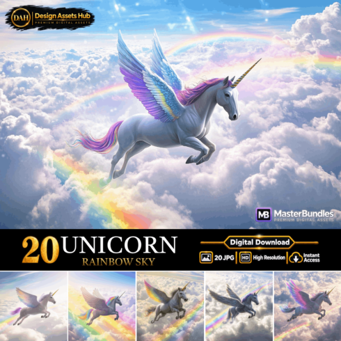 Magic Unicorn Sky Flight Complete Collection cover image.