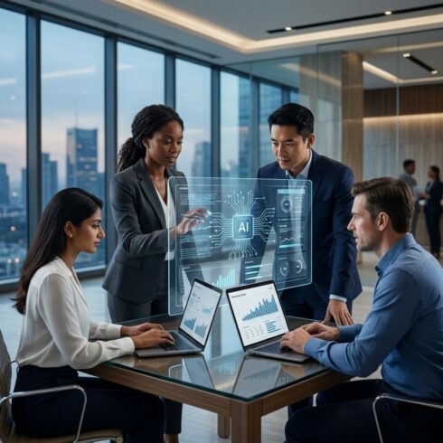 AI Business & Technology Stock Image Collection cover image.