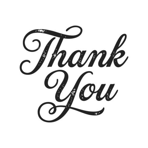 Thank You for Your Support Elegant Typography Design cover image.