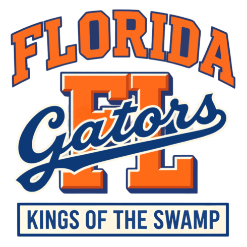 Alligator Football SVG Bundle – Vintage Sports Mascot Design cover image.