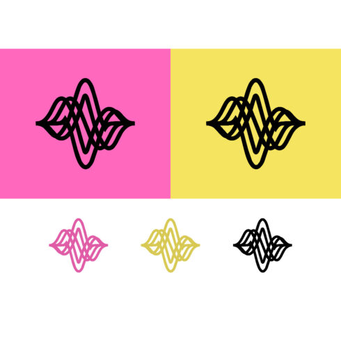 Abstract sound wave visualization on pink and yellow backgrounds cover image.