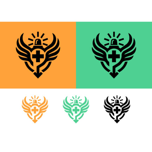 Winged emblem with letter H in green cover image.