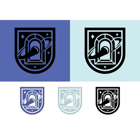 Cosmic portal emblem for space exploration cover image.