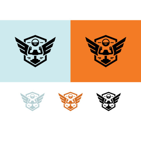 Pilot wings emblem badge for gaming cover image.