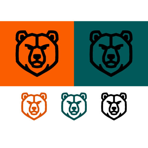 Fierce bear face logo on orange and teal cover image.