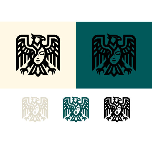 Eagle face crest logo emblem emblem cover image.