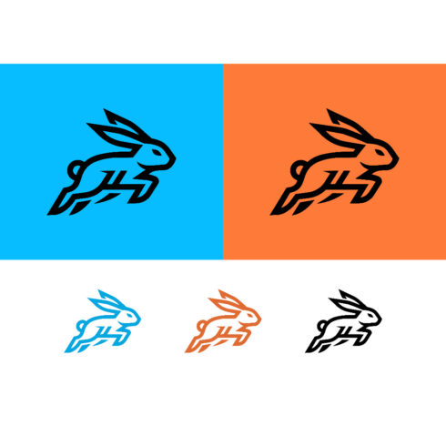 Running rabbit logo in different colors cover image.