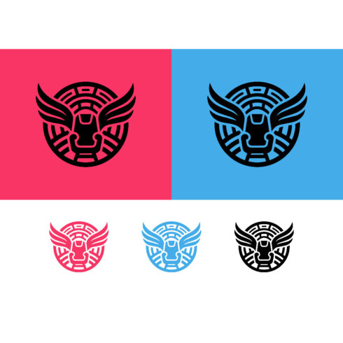 Winged seat emblem in circular frame logo cover image.