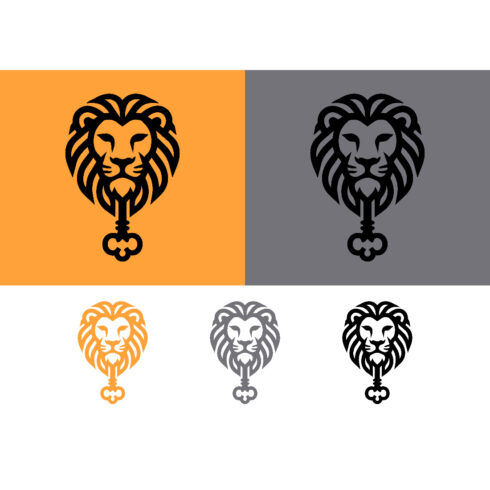 Lion head with key ornament for wisdom cover image.