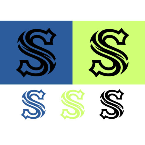 Ornate S letter logo design cover image.