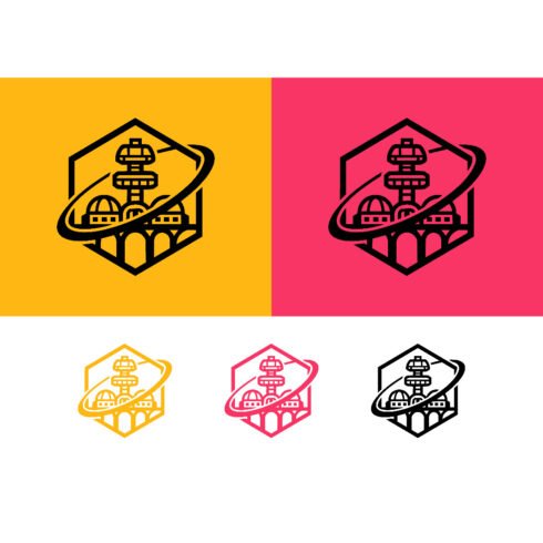 Hexagon tower with orbital ring emblem cover image.