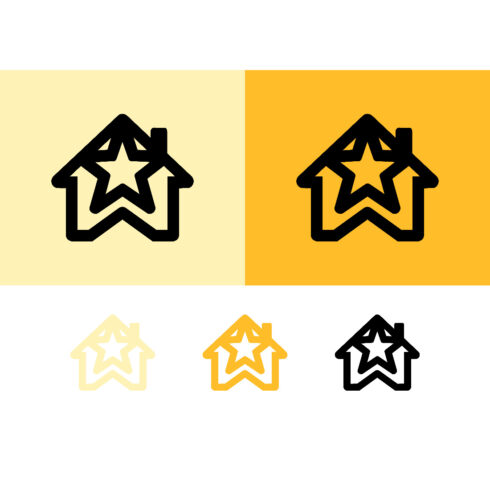 House with star and arrows logo design cover image.