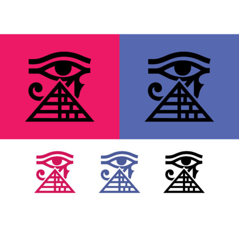 Eye of Horus pyramid ancient symbol logo cover image.