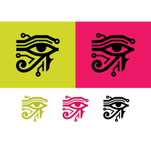 Cybernetic Eye of Horus circuit board logo cover image.