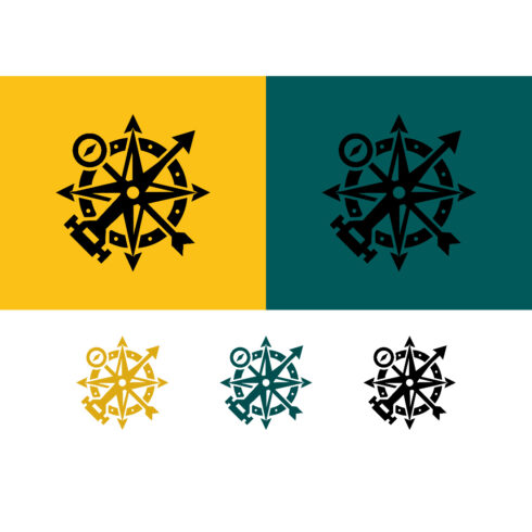 Compass logo design nautical navigation cover image.