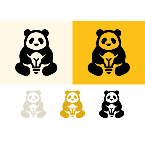 Panda logo carrying light bulb for innovation cover image.