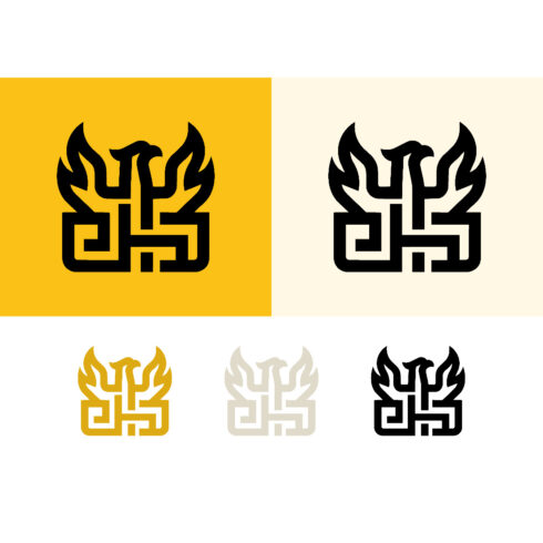Ornate eagle monogram for luxury brands cover image.