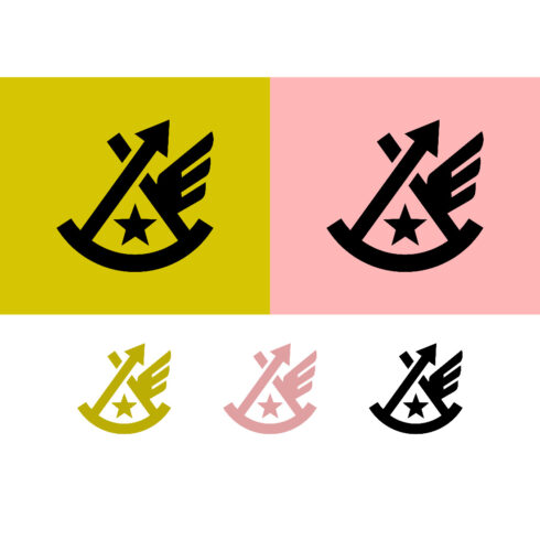 Winged star and arrow emblem on yellow background cover image.