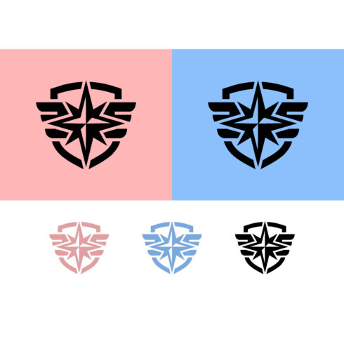 Winged shield with starburst compass elements cover image.