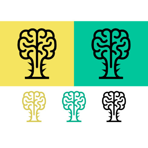 Brain tree logo concept for knowledge sharing cover image.