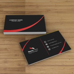 "Modern Corporate Business Card Template," cover image.