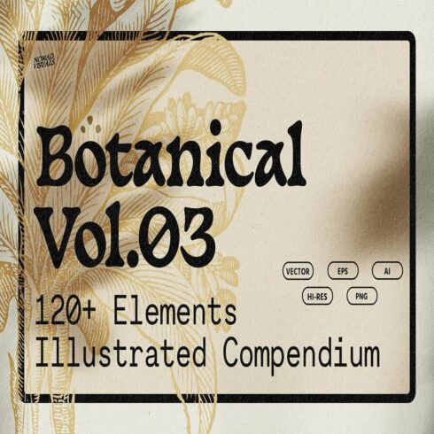 Botanical Illustrations Vol 3: 120 Vector Egyptian Plants cover image.