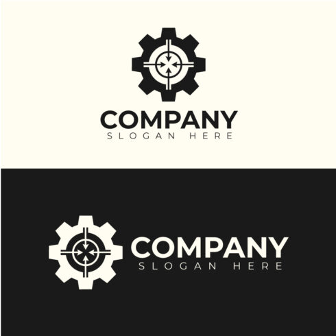 Industrial Focus & Precision Strategy Logo Design | Engineering, Quality Control & Business Consulting Vector cover image.