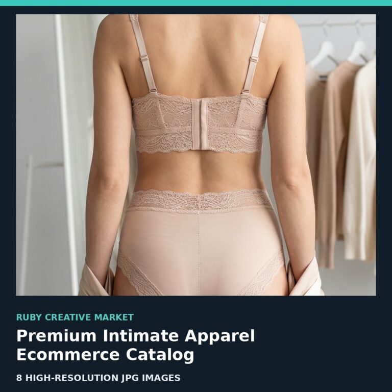 Intimate Apparel Catalog Image Pack – 8 AI-Generated JPGs cover image.