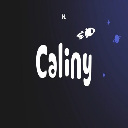 Caliny Font – Cute Playful Sans Serif Font for Children's Crafting, Books & Canva cover image.