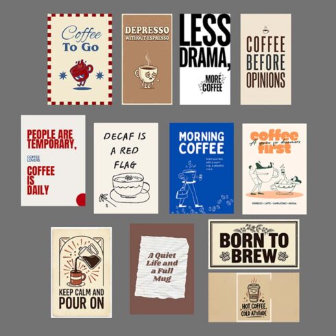45+ coffee printable wall art cover image.