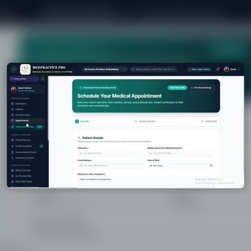MedCare Pro – Healthcare & Medical Billing Dashboard cover image.