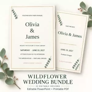 Wildflower Wedding Bundle – Floral Wedding Design Collection cover image.