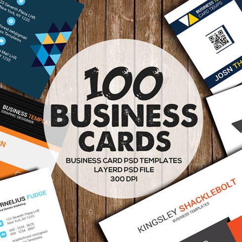 Vector Orange Minimal and Creative Business Card