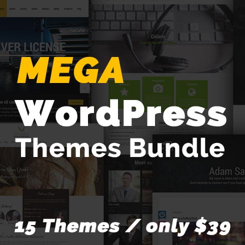 Mega WordPress Themes Bundle Powered by 7Theme