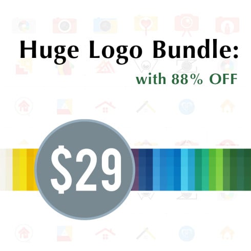 Mega Logo Bundle: 1068 Stock Graphics – Only $29