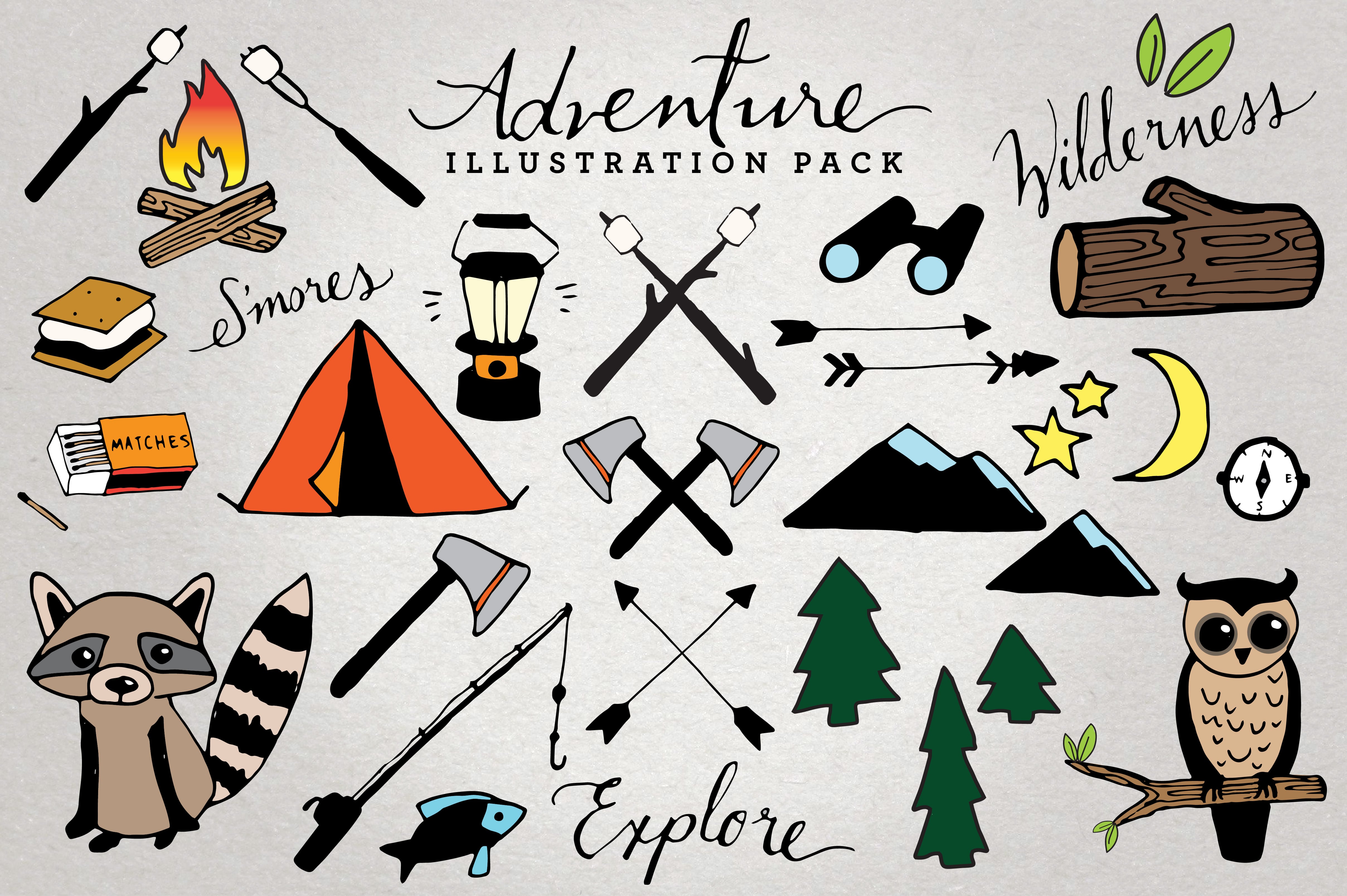 A collection for describing outdoor adventures.