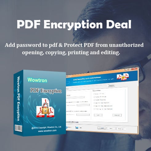 WowTron PDF Encryption Software – $9 ONLY