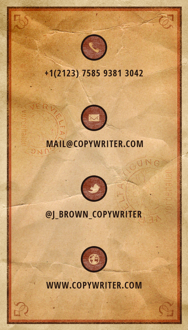 Business Card 3 - Back
