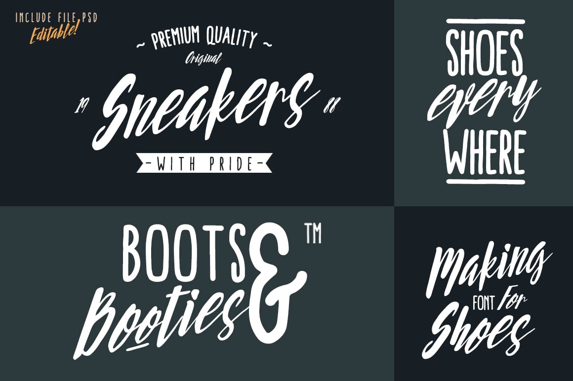 Premium font for the best products.