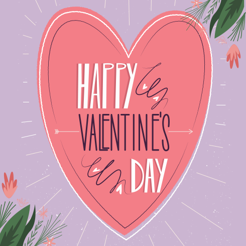 Free St. Valentines Day Postcards | Master Bundles