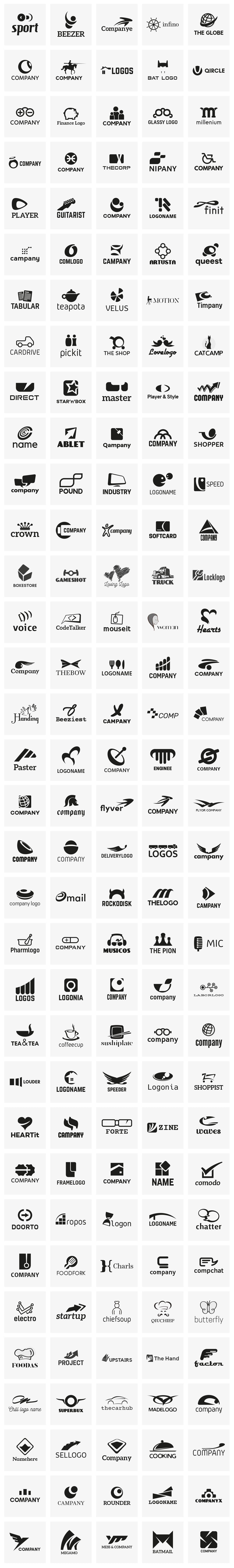 A Massive Logo Bundle: 430 Logo Designs + 200 Elements