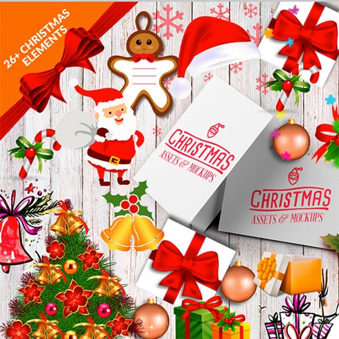 Christmas Bundle: 65 Amazing Templates + 26 Elements