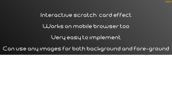 ScratchCard Effect Tool