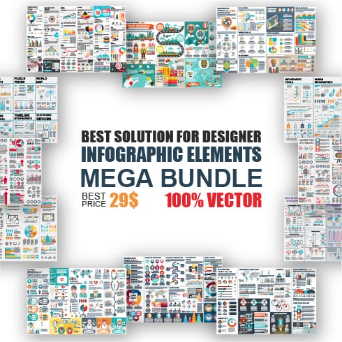 Infographic Elements Mega Bundle – just $29