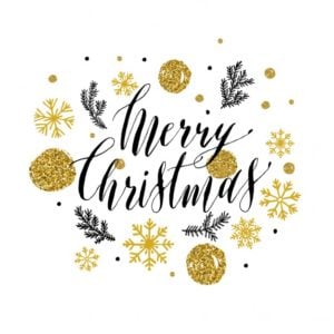 Beautiful Christmas labels with golden details | Master Bundles