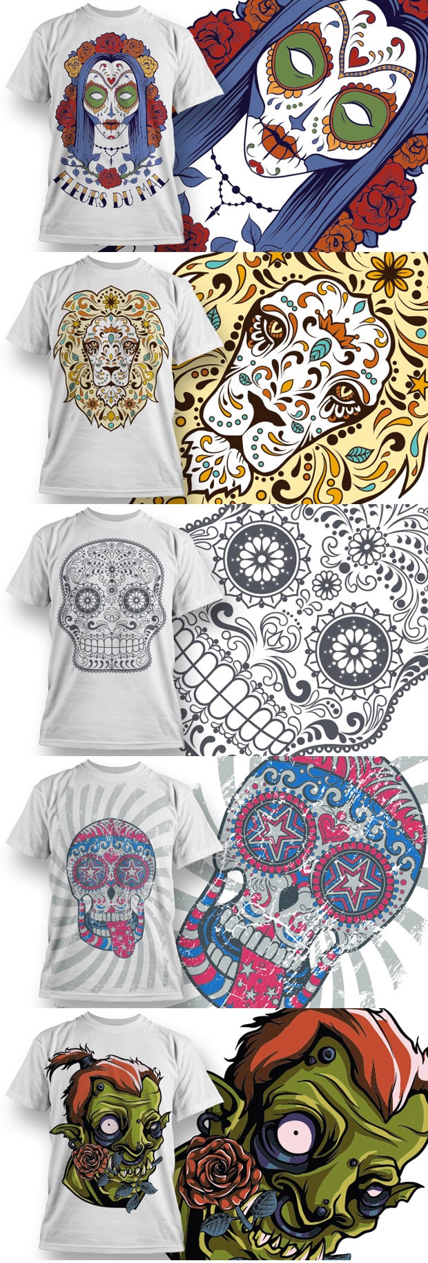 T-shirt Designs Bundle: 50 Awesome T-shirt Vectors